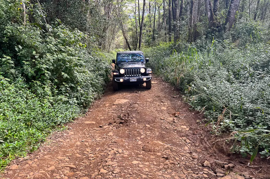 Todoterreno en Jeep