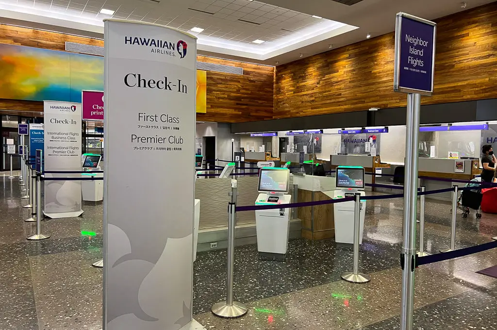 Zona de facturación de Hawaiian Airlines