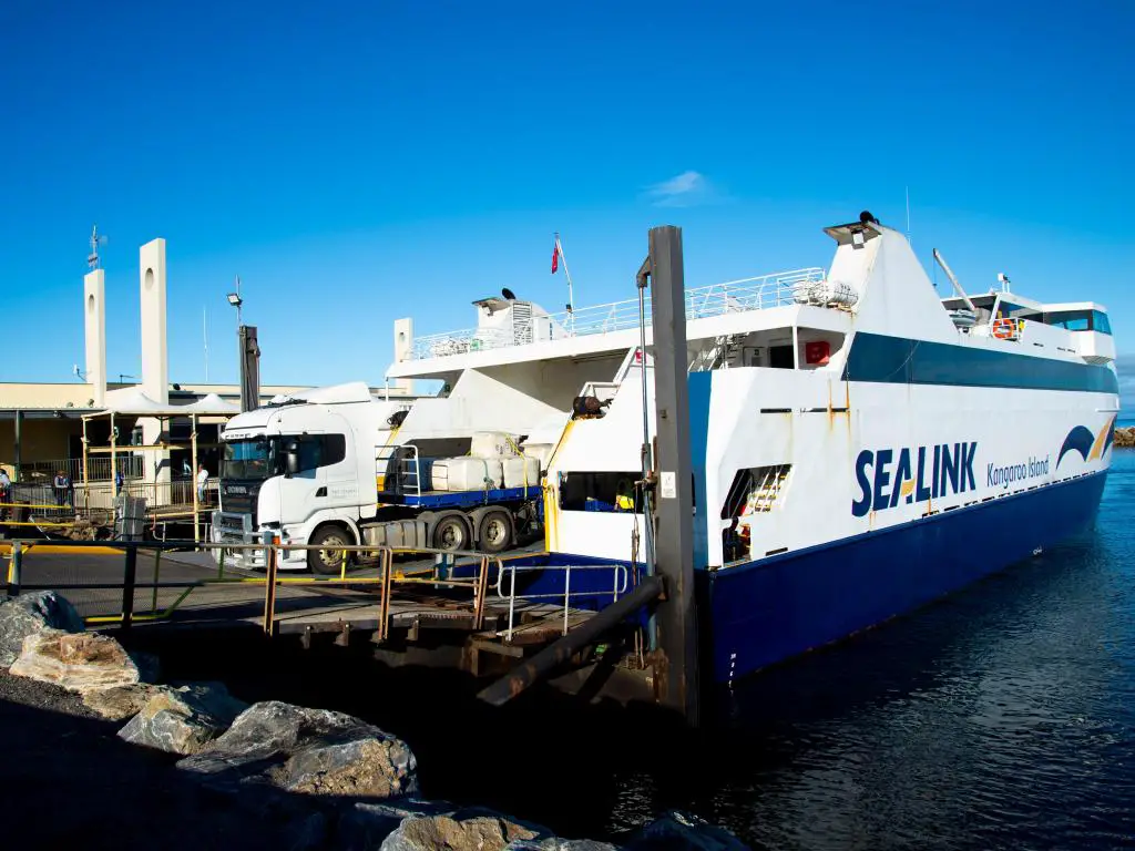 Transporte en ferry Sealink entre Kangaroo Island y Cape Jervis
