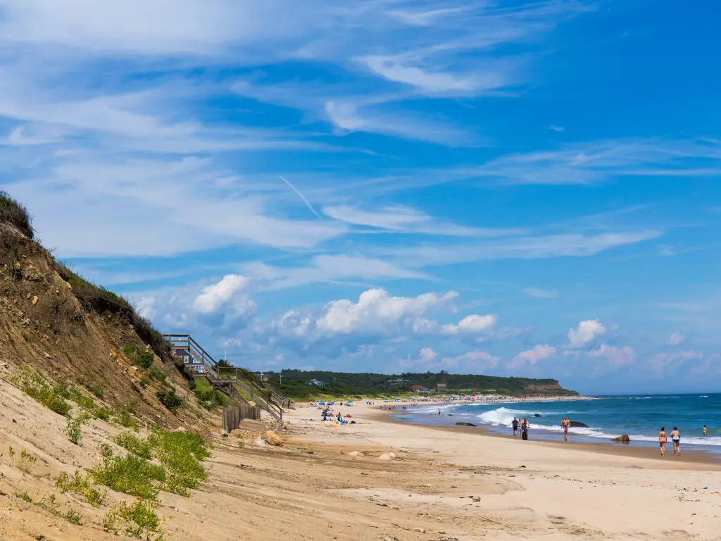 Las interminables playas de arena son uno de los principales atractivos de Block Island.
