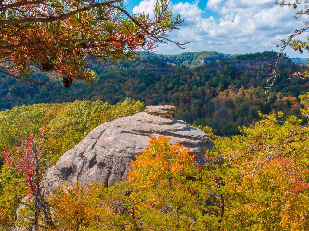 Courthouse Rock en Red River Gorge, Kentucky
