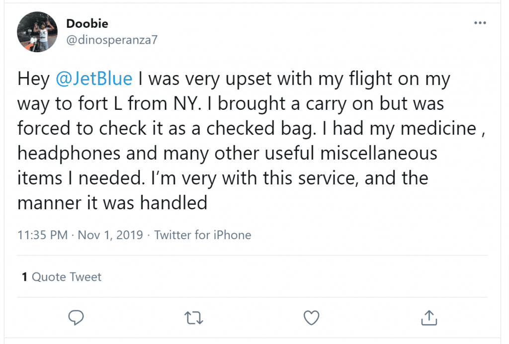 Almuerzo préstamo dentista El tamaño del equipaje de mano de JetBlue y cómo evitar el control forzado  del equipaje - Leyas