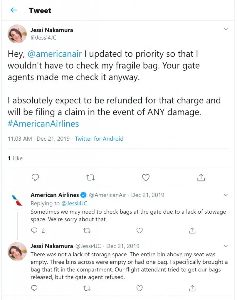 Reafirmar Gladys Cargado Qué tan estricta es American Airlines con el tamaño del equipaje de mano? -  Leyas