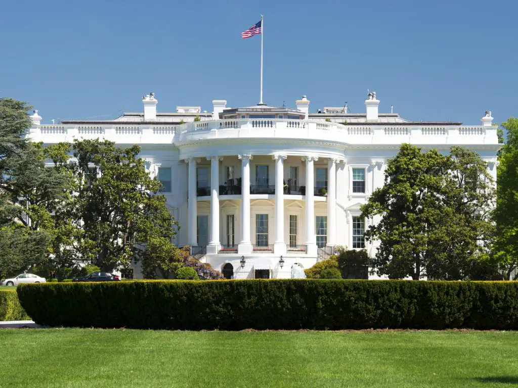 Edificio de la Casa Blanca en Washington, Distrito de Columbia