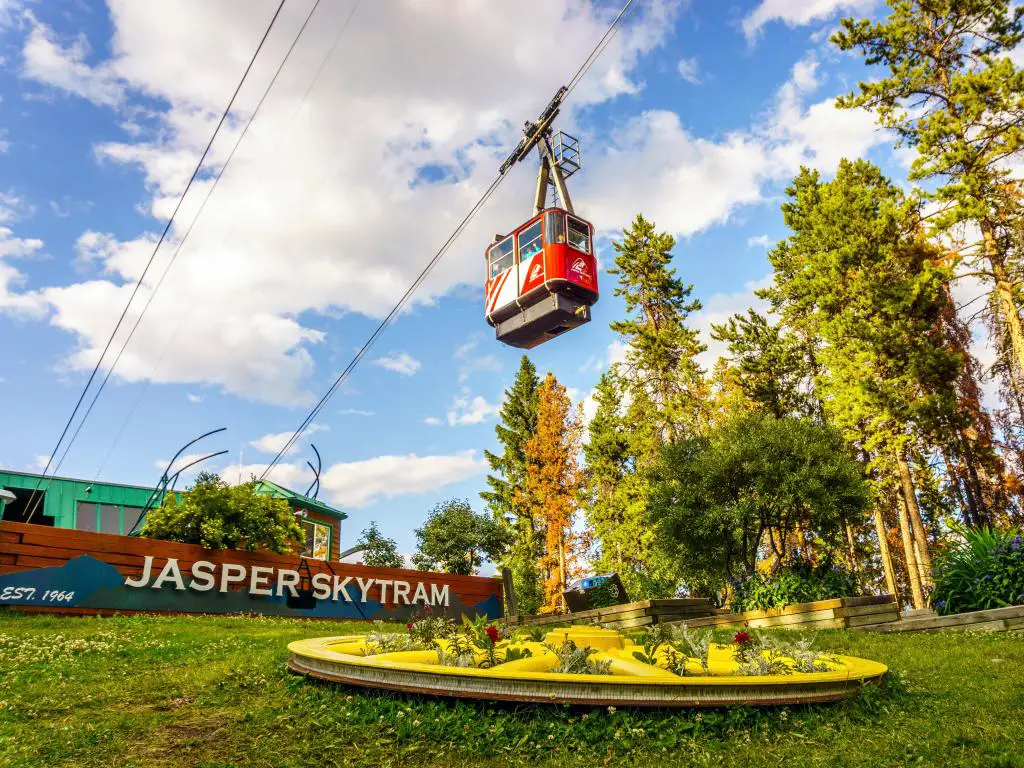 El Jasper SkyTram, el teleférico guiado más alto y más largo de Canadá.