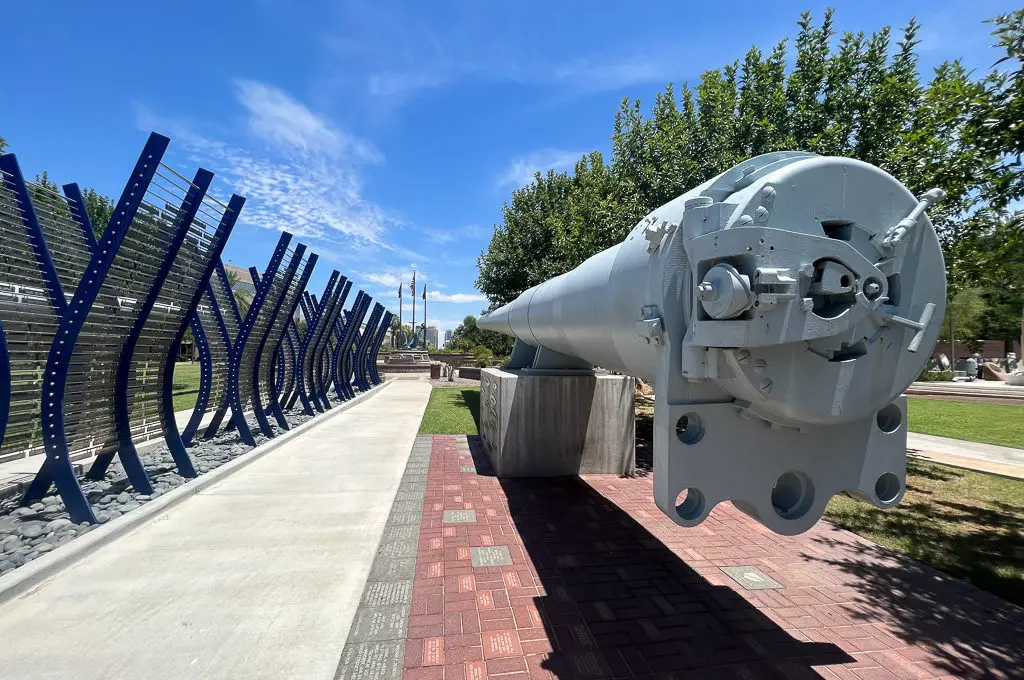Bolin Memorial Park cañón de la pistola USS Arizona