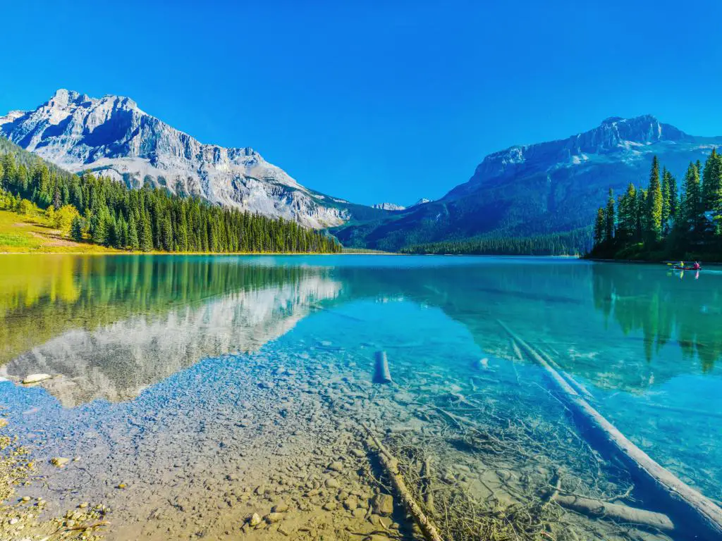 Lago Esmeralda, Parque Nacional Yoho en Canadá