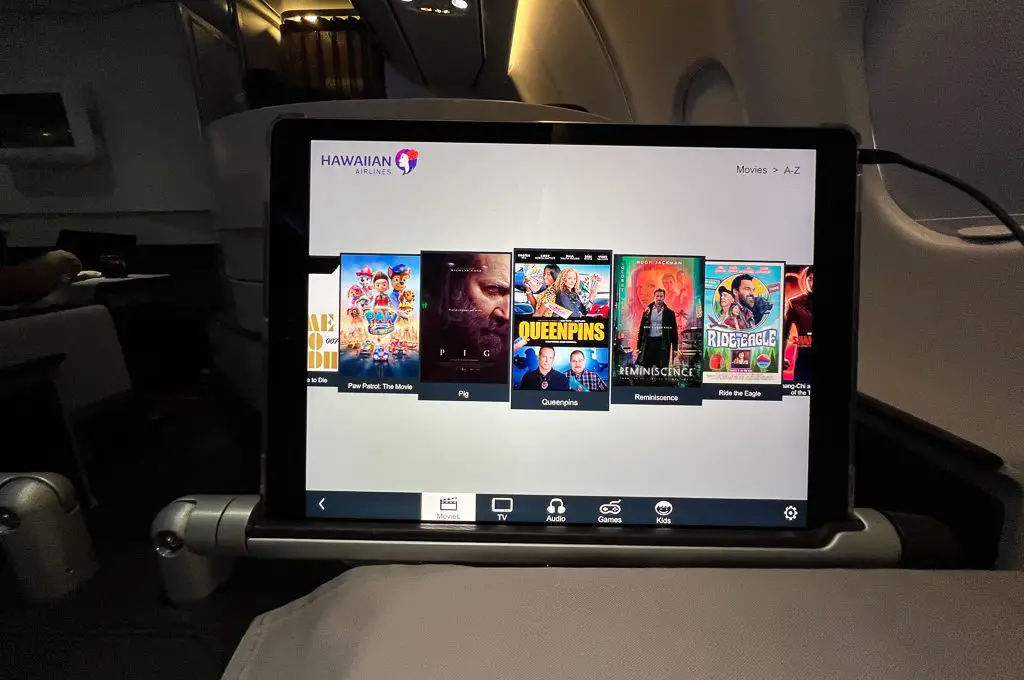 Vídeos de los asientos del A330 de primera clase de Hawaiian Airlines