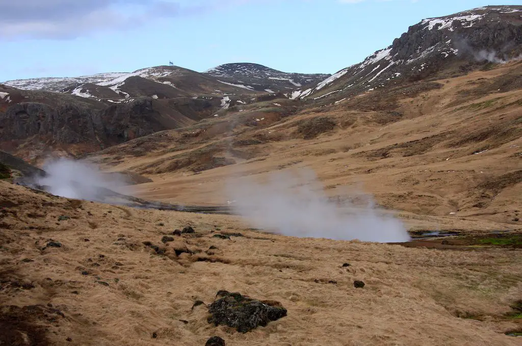 Valle de vapor de Reykjadalur