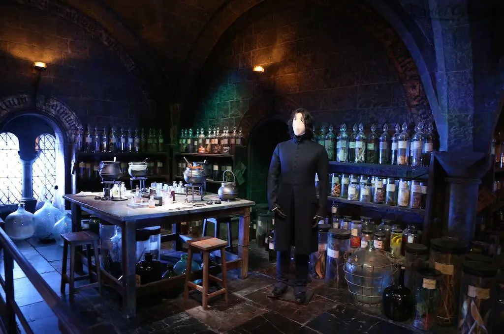 Snape en The Potion Room en Harry Potter London Tour