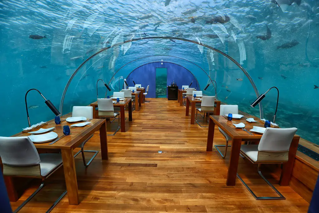 Restaurante submarino Maldivas 25