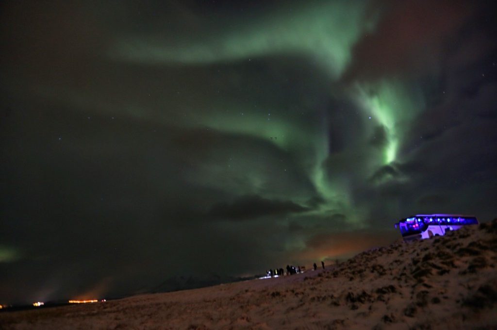 Tour de auroras boreales Tromso Noruega