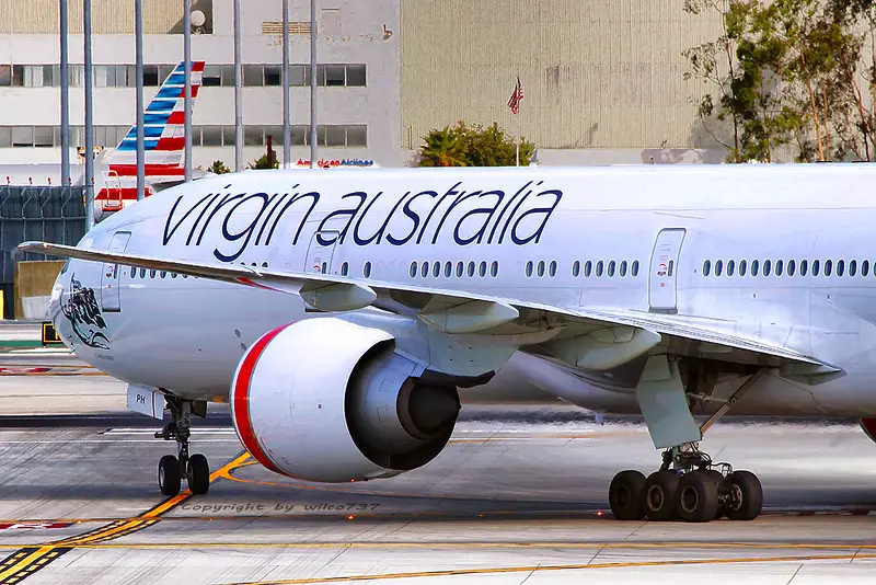 Virgin Australia Boeing 777-300ER en LAX (VH-VPH)