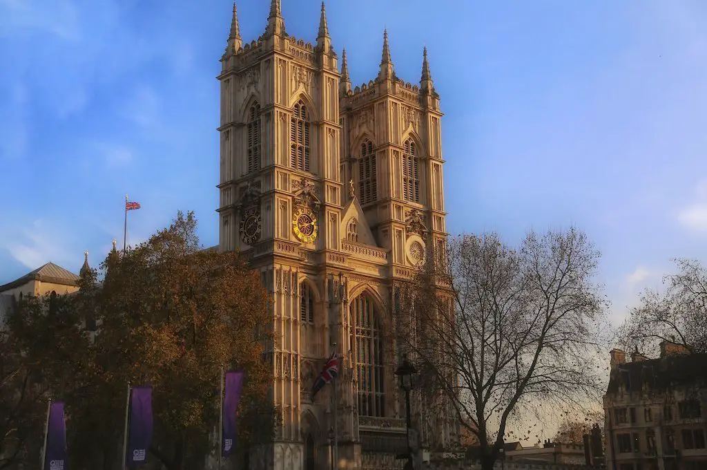 Fuera de la Abadía de Westminster Londres