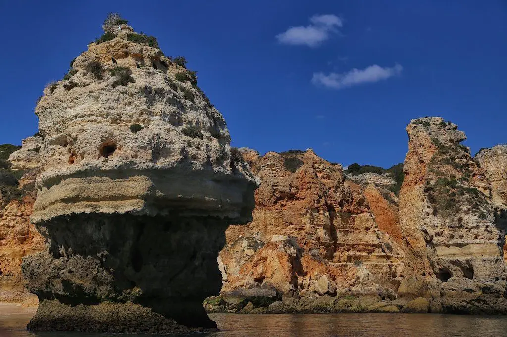 Excursión a las cuevas marinas del Algarve