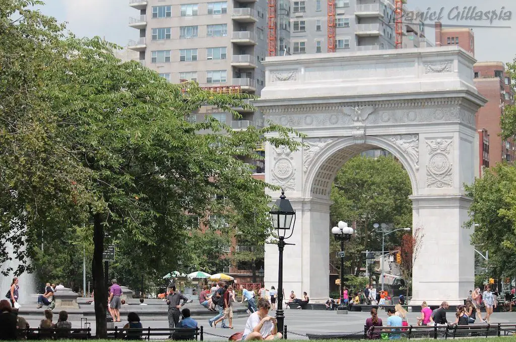 Washington Square Park en el Greenwich Village de Nueva York