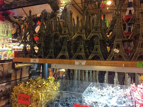 Tienda de regalos de la Torre Eiffel