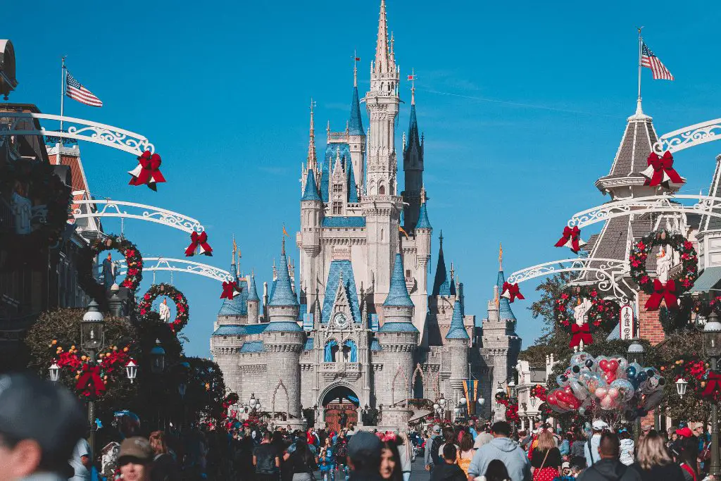 Imagen del castillo de Disney World.