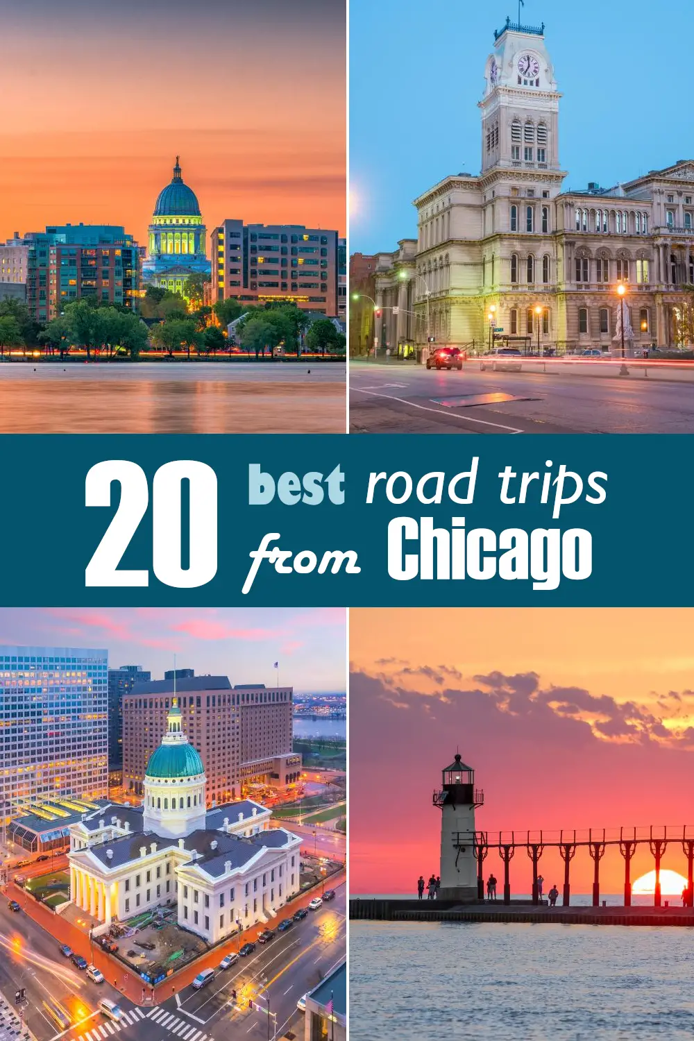 Los 20 mejores viajes por carretera desde Chicago