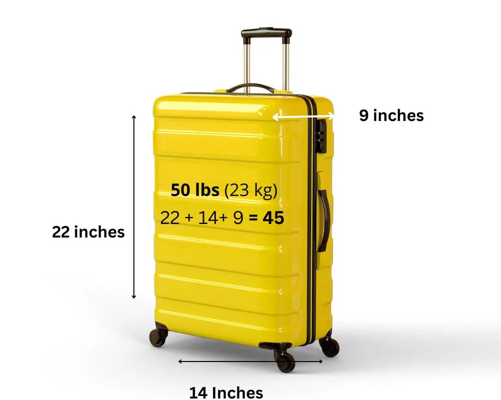 Cómo medir y pesar una maleta de mano para viajar en avión
