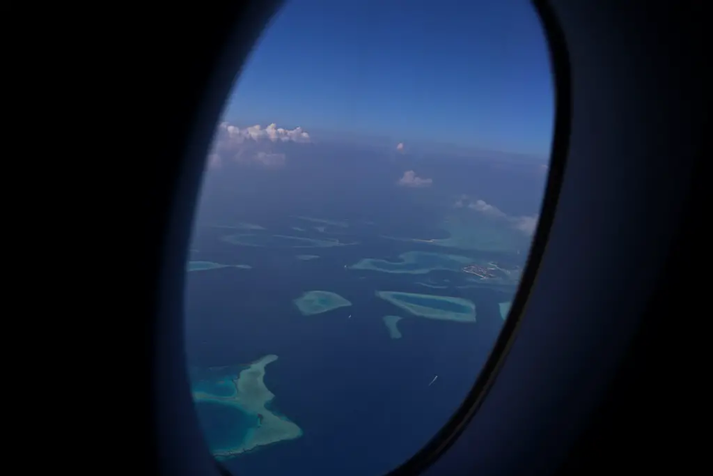 Maldivas desde avion