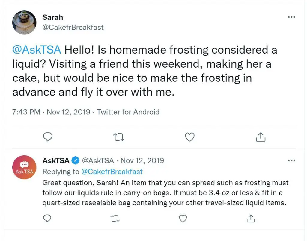 ¿Puedes llevar productos horneados como pasteles, pan, bagels o tartas en un avión? (Reglas de la TSA) ¿Puedes llevar productos horneados como pasteles, pan, bagels o tartas en un avión? (Reglas de la TSA)