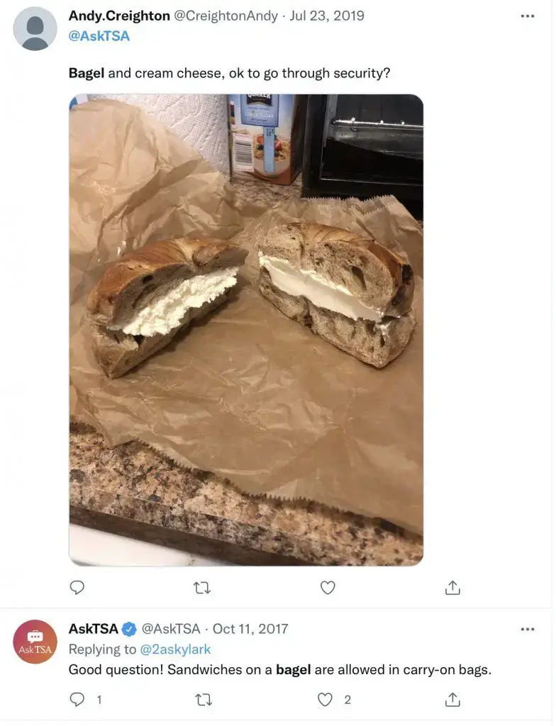 ¿Puedes llevar productos horneados como pasteles, pan, bagels o tartas en un avión? (Reglas de la TSA) ¿Puedes llevar productos horneados como pasteles, pan, bagels o tartas en un avión? (Reglas de la TSA)