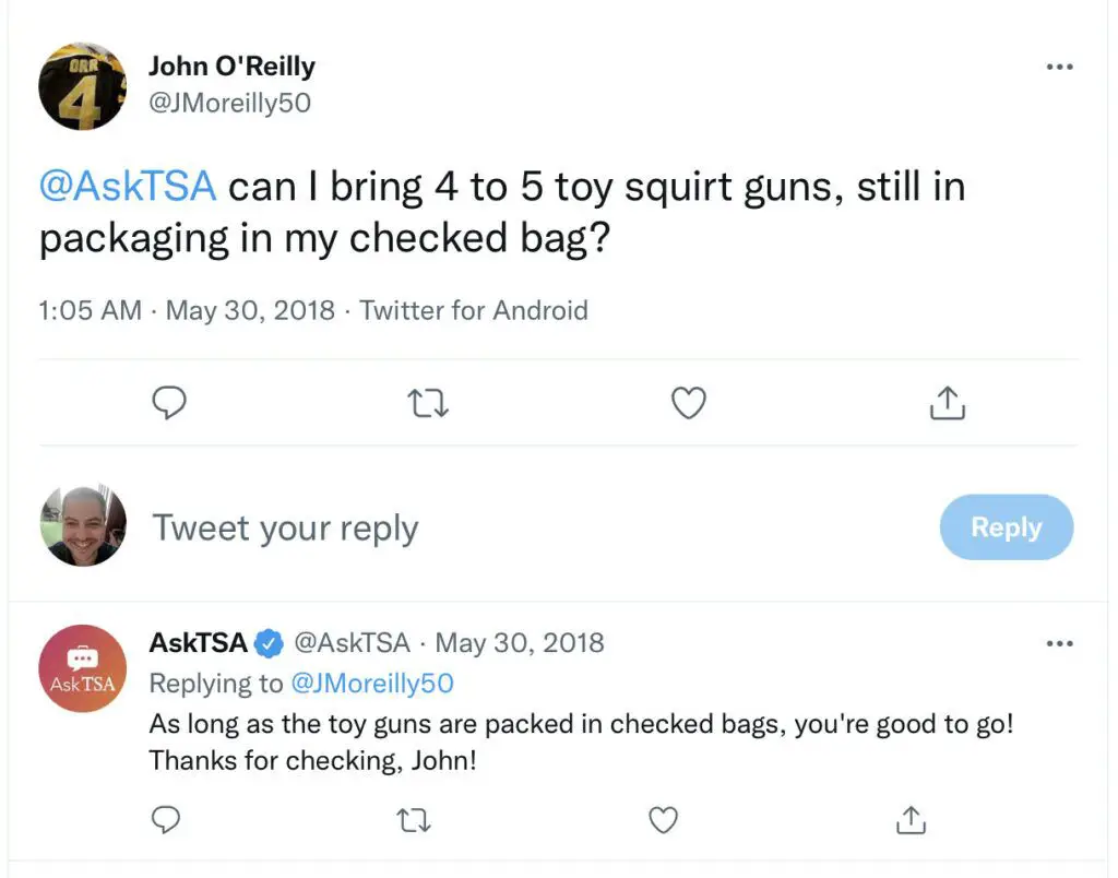 ¿Puedes llevar una pistola Nerf o pistolas de juguete en un avión?