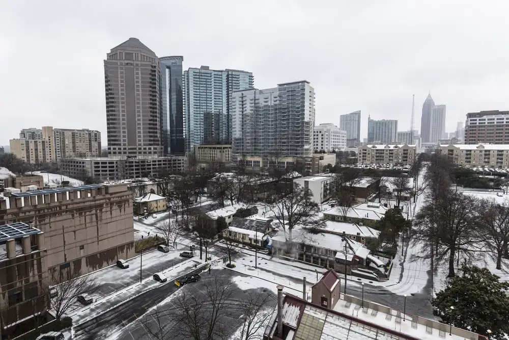 ¿Nieva en Georgia? (Promedio de nevadas y temperatura)