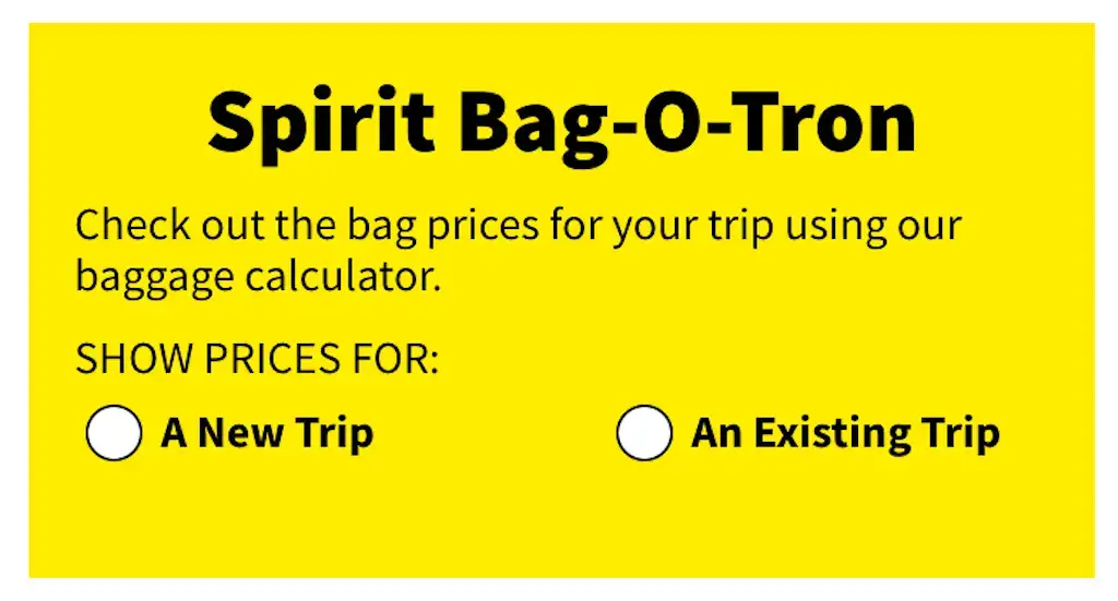 Guía de tarifas de equipaje de Spirit Airlines: (carry-on, facturado) [2022]