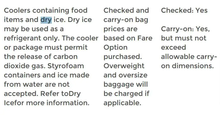 ¿Se puede llevar hielo seco en un avión?