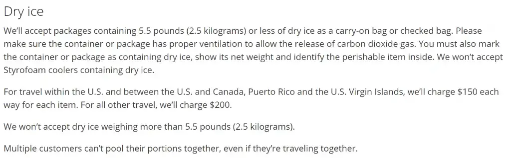 ¿Se puede llevar hielo seco en un avión?