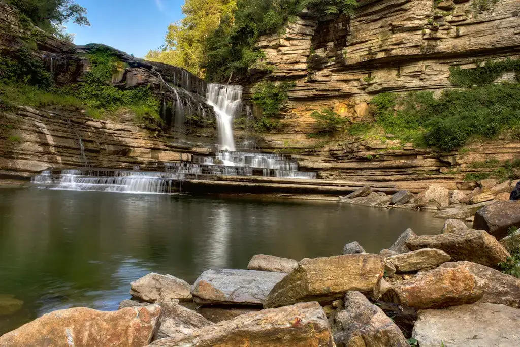 Las 20 mejores cascadas cerca de Chattanooga (fácilmente accesibles para todos)