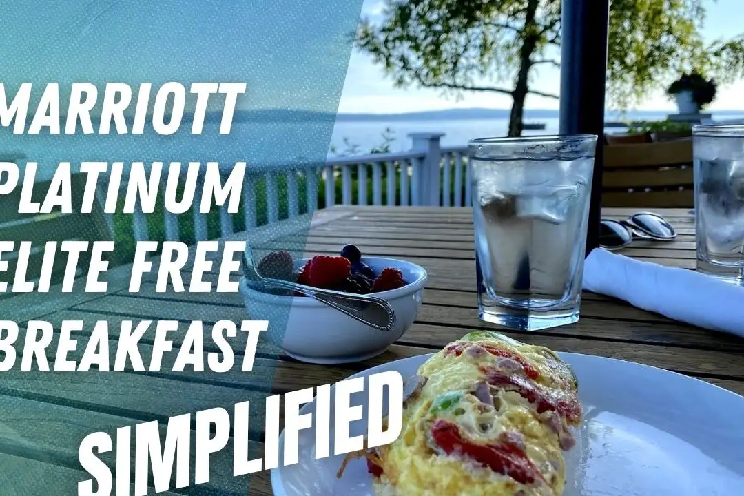 Desayuno gratuito Marriott Platinum Elite simplificado