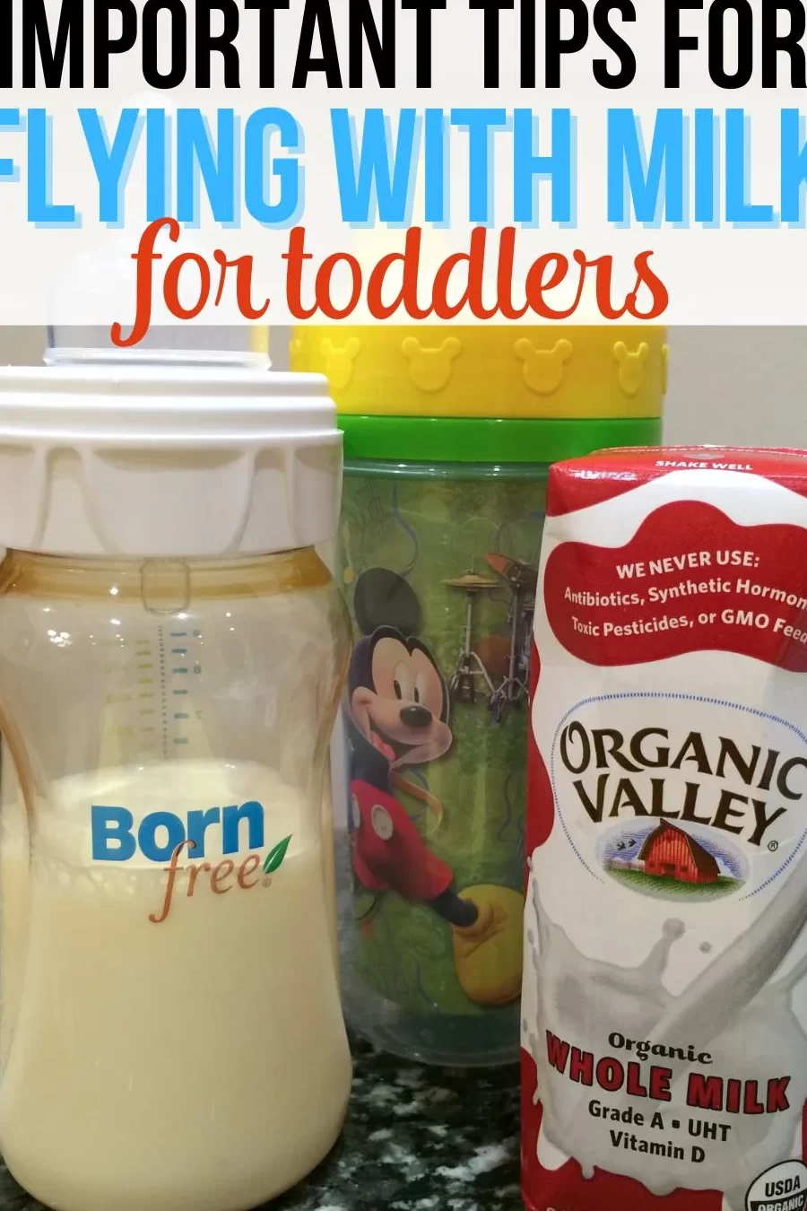 Viajes aéreos con niños pequeños y leche - Trips With Tykes