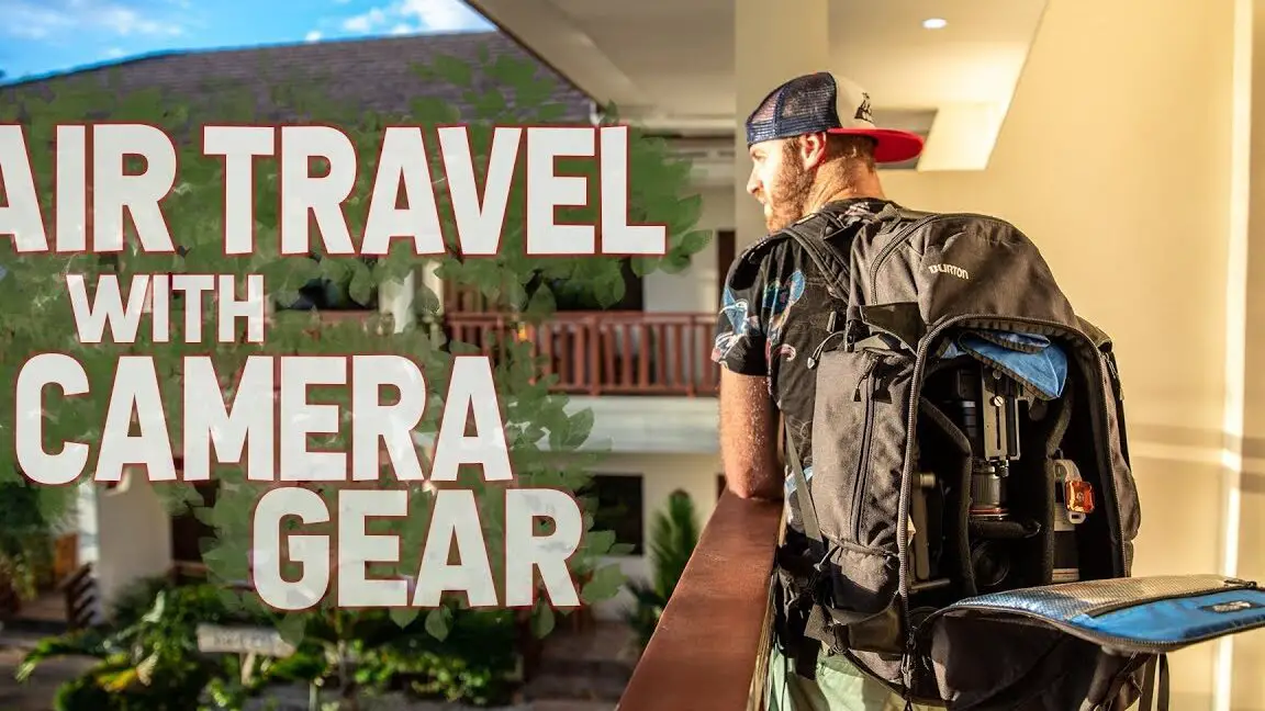 Viaje aéreo con equipo fotográfico