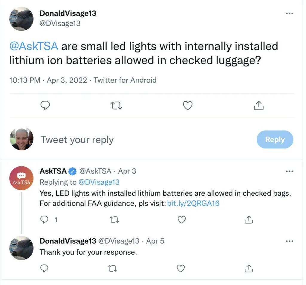 ¿Puedes llevar luces LED en un avión? (Reglas de la TSA)
