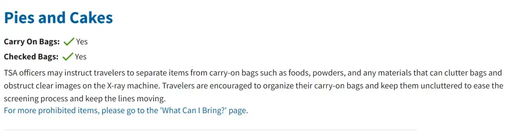 ¿Puedes llevar productos horneados como pasteles, pan, bagels o tartas en un avión? (Reglas de la TSA) ¿Puedes llevar productos horneados como pasteles, pan, bagels o tartas en un avión? (Reglas de la TSA)