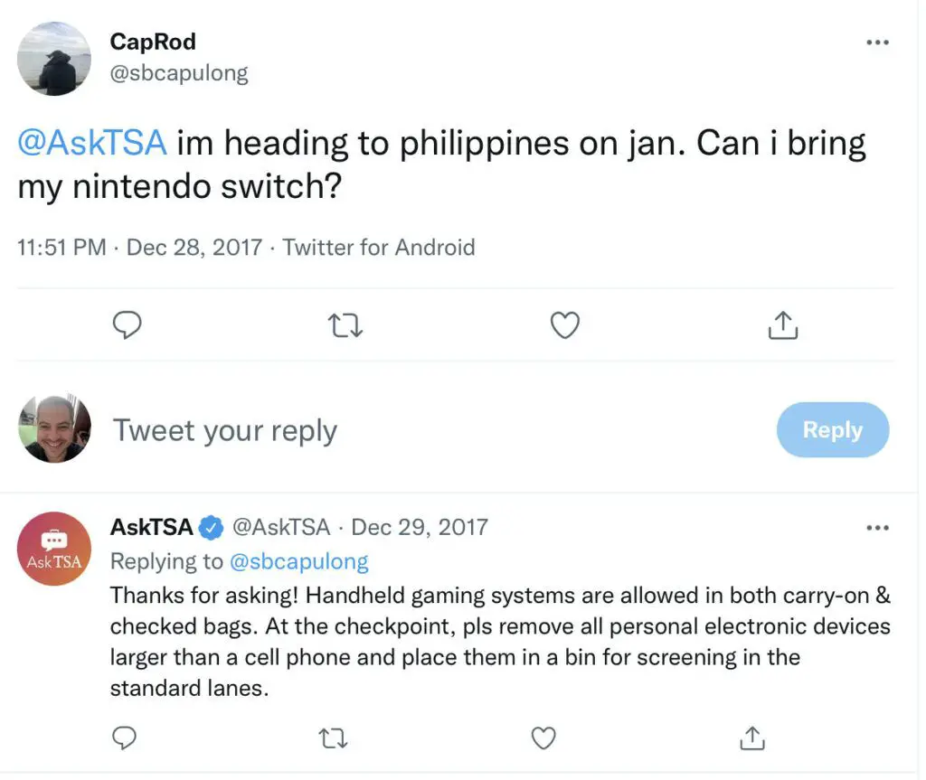¿Puedes llevar un interruptor de Nintendo en un avión? (Reglas de la TSA)
