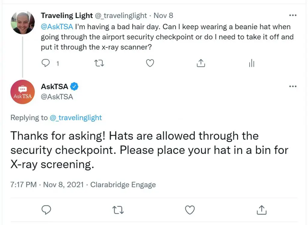 ¿Puedes usar un sombrero en un avión a través de la seguridad del aeropuerto? (Reglas de la TSA)