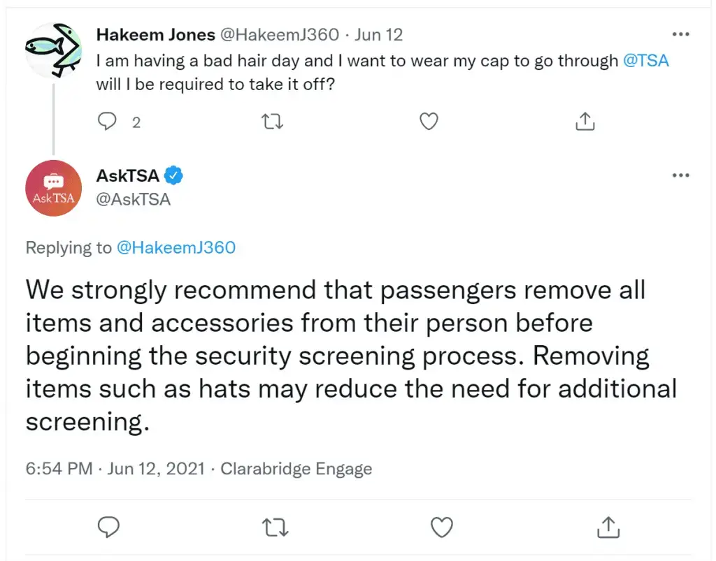 ¿Puedes usar un sombrero en un avión a través de la seguridad del aeropuerto? (Reglas de la TSA)